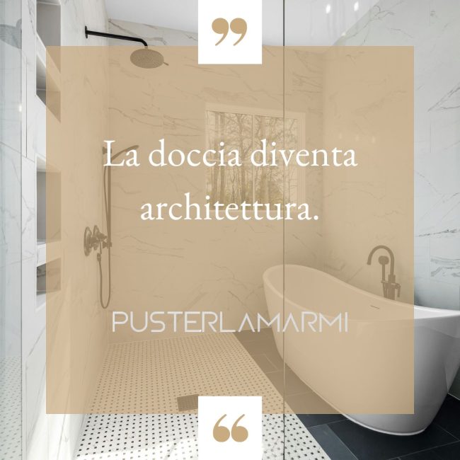 piatto doccia in marmo
